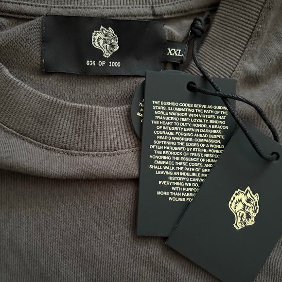 Darc Sport Bushido Metal Samurai Box Cut Long Sleeve Tee XXL - Picture 2 of 6